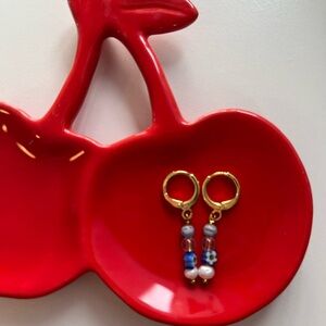 Millefiori Dangle Earrings